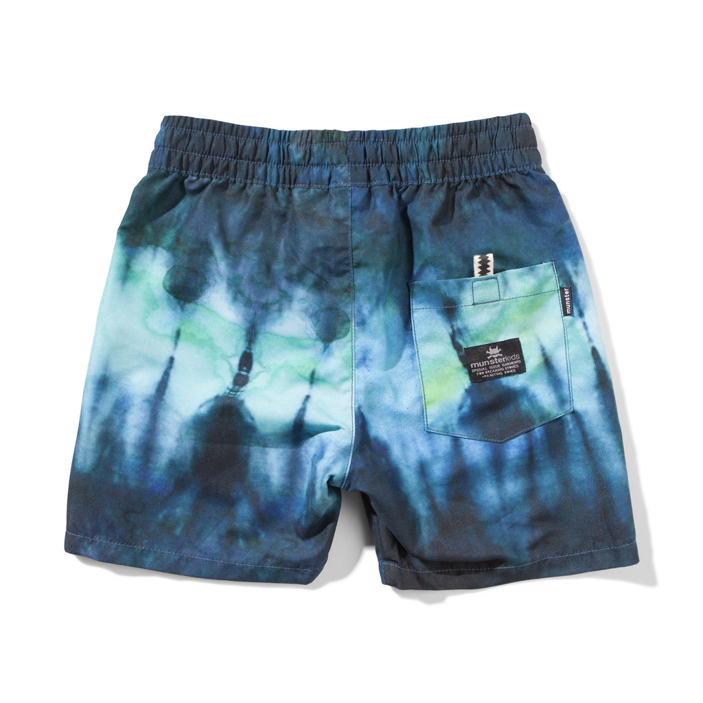 Munster - To Dye For Boardshort - Blue Dye boys summer fashion shorts swimwear