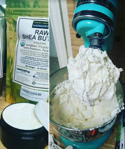 Moisturizing Whipped Body Butter Recipe with Shea butter