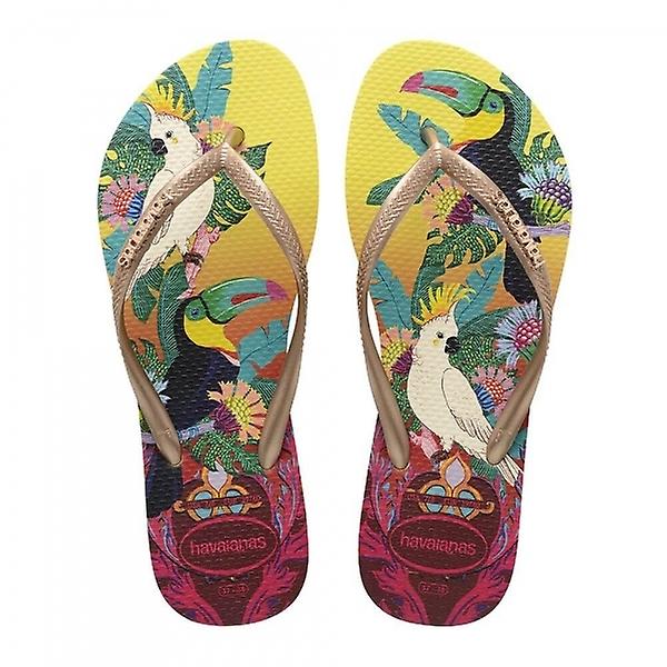 Havaianas Slim Tropical, Lemon Yellow 