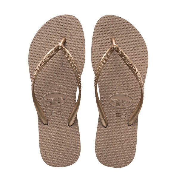 havaianas slim bronze