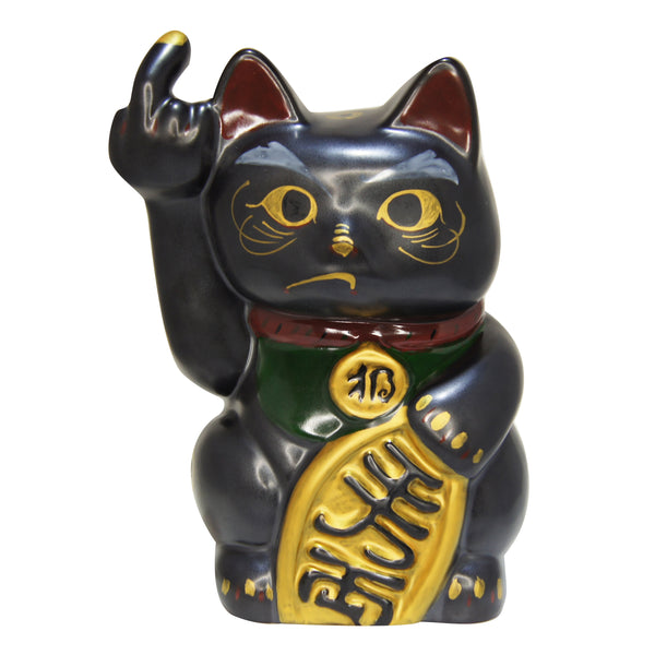 black fortune cat