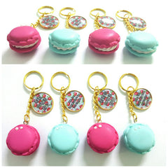 customized macaron keychains