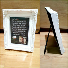 customized message frame