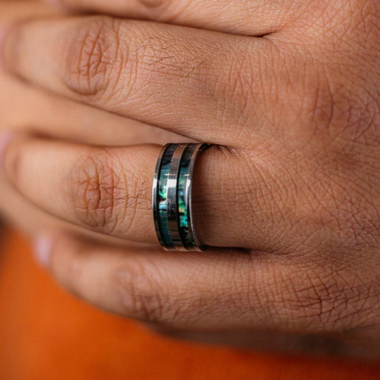 Thick Cigar Cuff Silver Band Ring