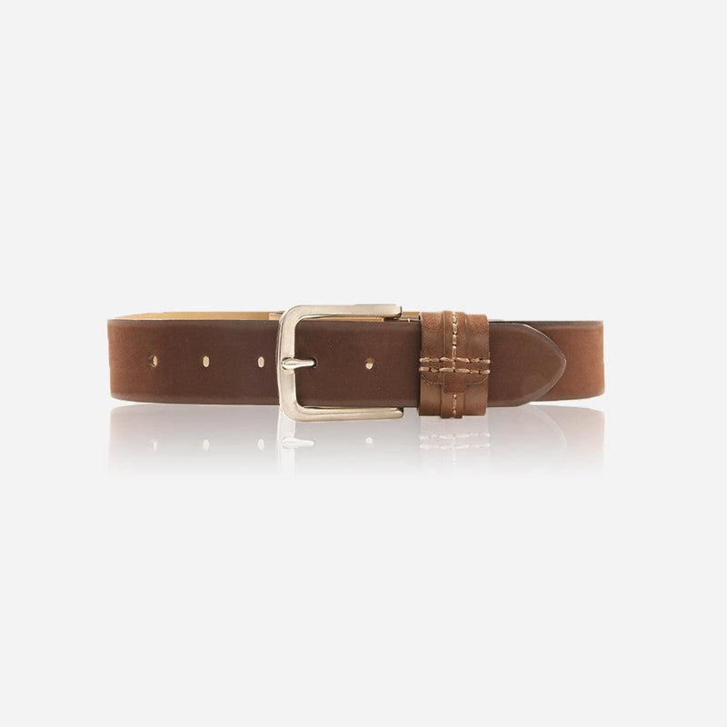 Detailed Leather belt, Brown - Jekyll and Hide UK