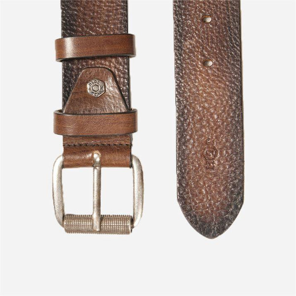 Personalisation - Classic 2 Tone Leather belt, Brown