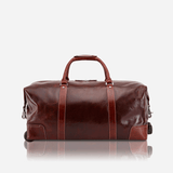 Cabin Wheeled Holdall 55cm, Tobacco - Jekyll and Hide UK