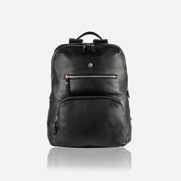 Leather  Backpacks - Laptop Backpack 40cm, Matt Black