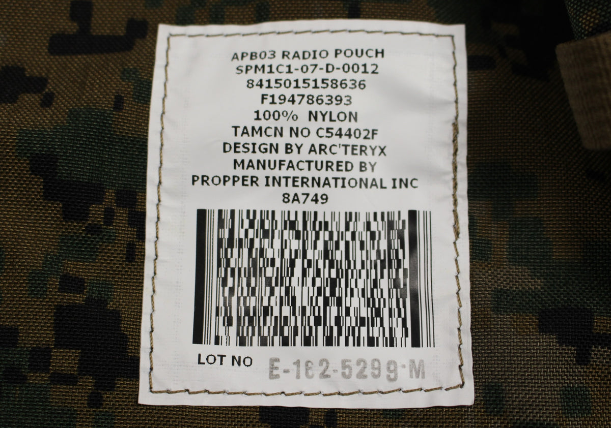 NEW! USMC MARPAT Gen 2 Radio Pouch Utility Pouch for ILBE Main