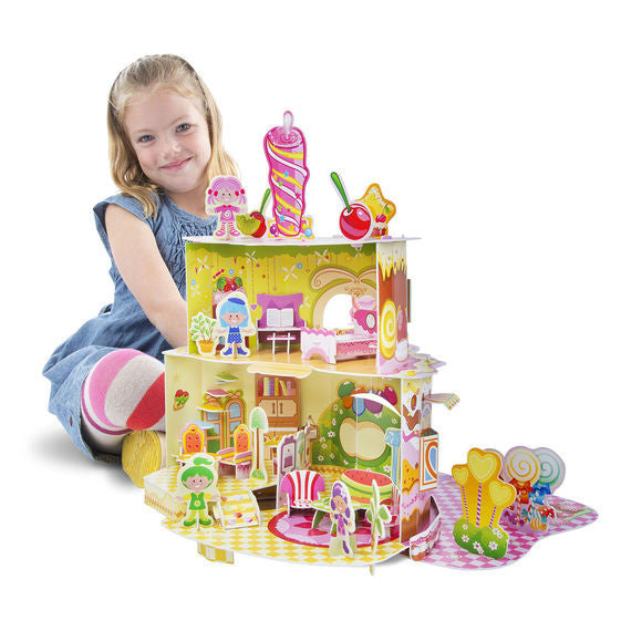 melissa and doug 3d puzzle dollhouse