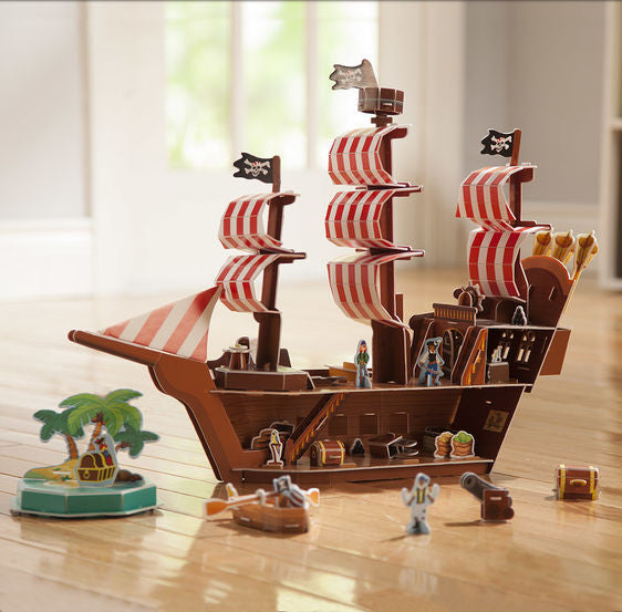 melissa and doug wooden pirate ship