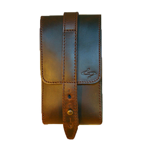 Coffee Piatto Leather Phone Holster