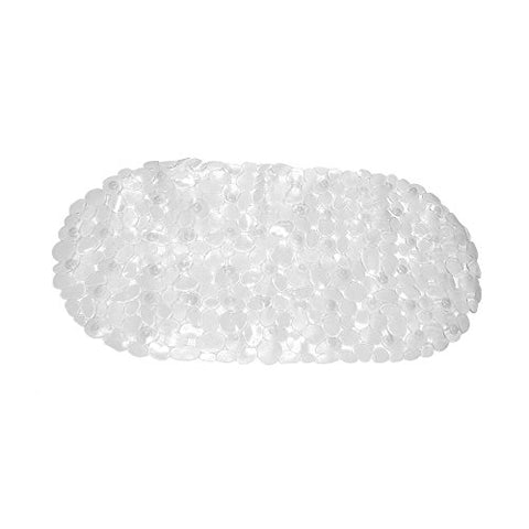 Park Avenue Deluxe Collection Park Avenue Deluxe Collection inch Pebbles inch Vinyl Slip-Resistant Bath Tub Mat in Super Clear