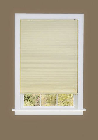Park Avenue Collection Honeycomb Cellular Pleated Shade 29x64 - Alabaster