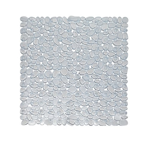 Park Avenue Deluxe Collection Park Avenue Deluxe Collection Stall Size inch Pebbles inch Vinyl Bath Mat in clear
