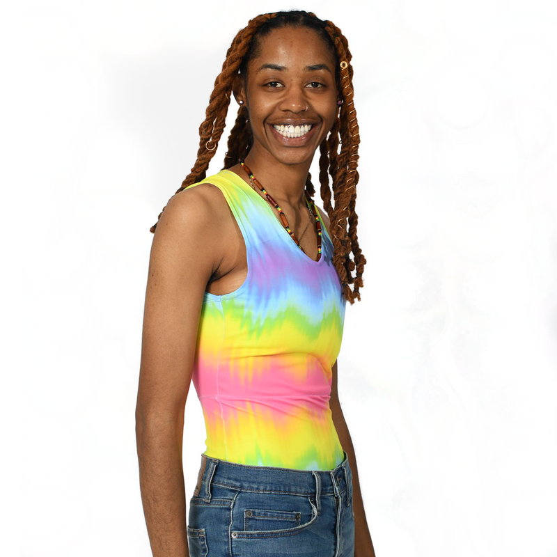 nike rainbow tank top