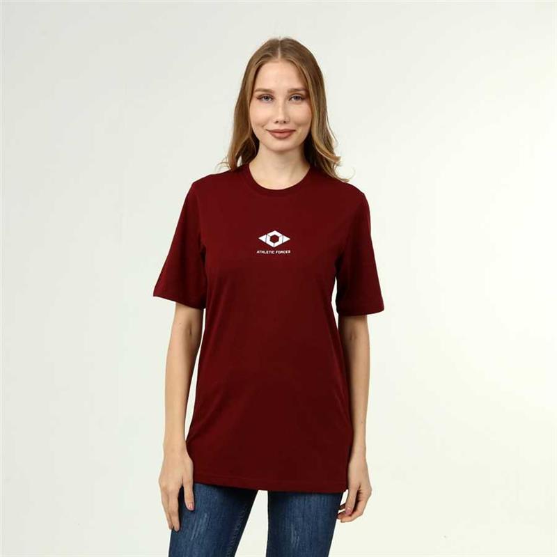 Women's Active Style Burgundy T-shirt – Athletic Forces