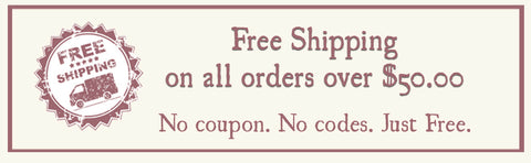 free shipping on all orders over $50.00