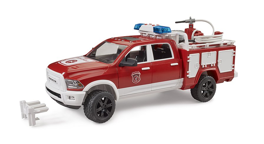 #02544 1/16 Ram 2500 Fire Rescue Truck with Light & Sound Bar