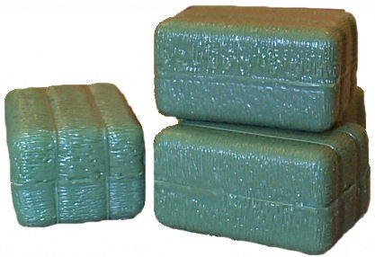 #12665 1/16 Green Square Bales