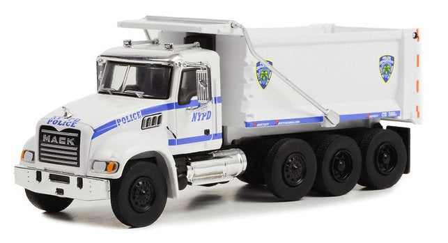 #45160-B 1/64 NYPD 2019 Mack Granite Dump Truck