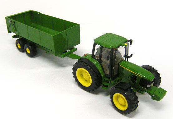 john deere toy tractor and trailer