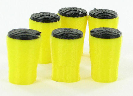 #50-107-Y 1/50 Crash Absorption Barrels - 6 pc.