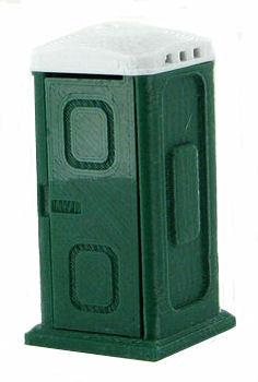 #50-141-DG 1/50 Dark Green Porta-Potty