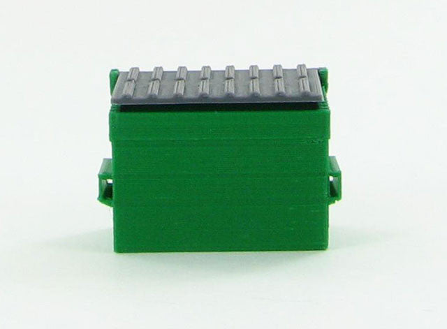 #50-230-GR 1/50 Green Trash Dumpster