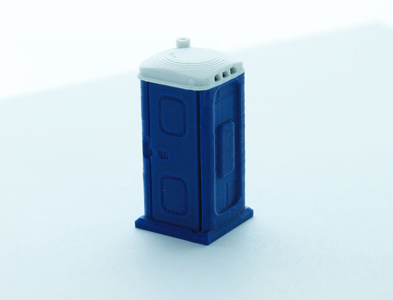 #64-141-BL 1/64 Blue Porta-Potty