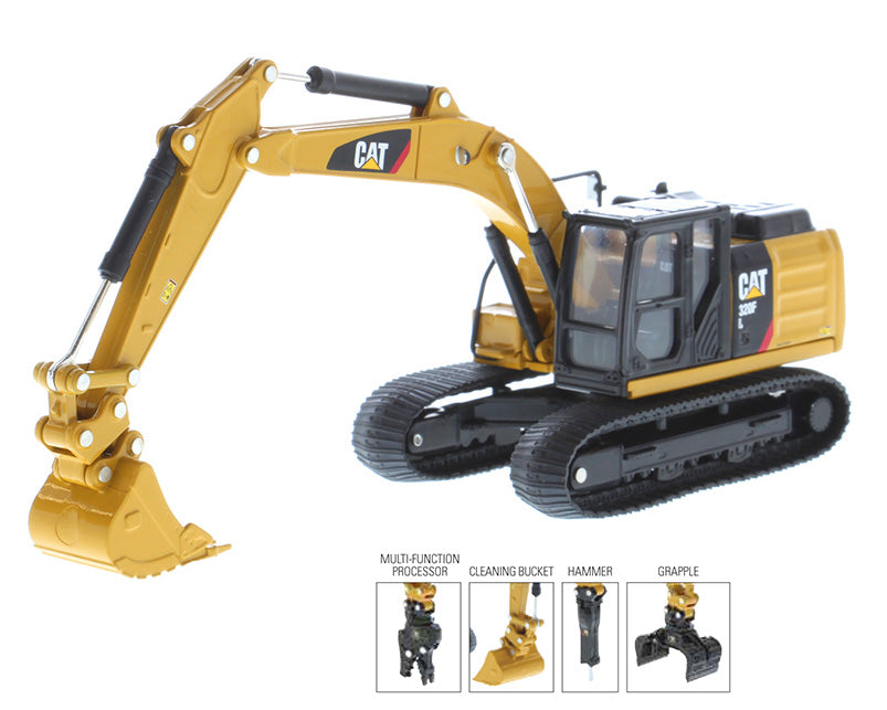 #85636 1/64 Caterpillar 320F L Hydraulic Excavator with 5 Work Tools