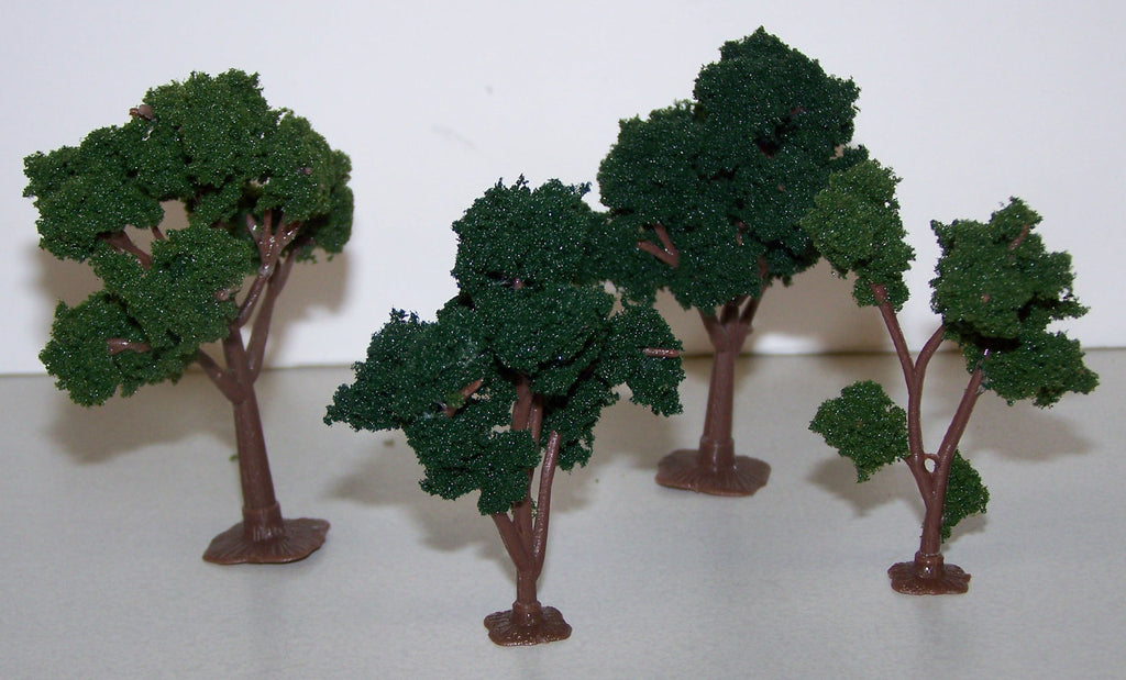 #92130 Green Deciduous Trees 10-pc. Set