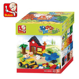 #B0502 Kiddy Bricks Bulk Classic Color Building Brick Set, 415 pc.