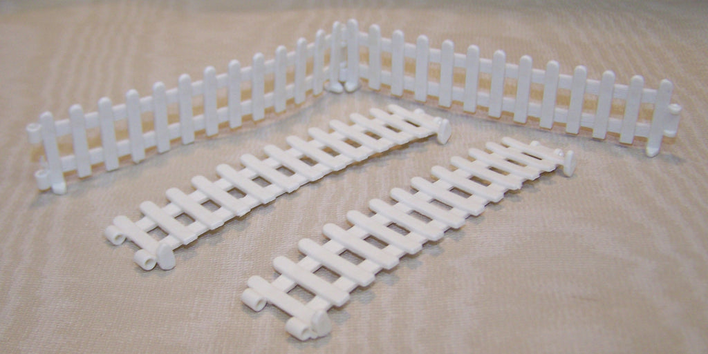 #FCA6 1/64 White Picket Fence - 4 pc.