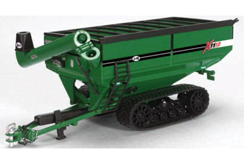 #JMM021 1/64 Green J&M 1112 X-Tended Reach Grain Cart with Tracks