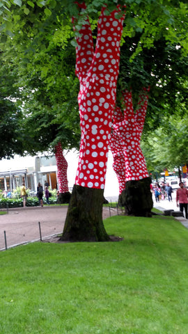 Dressed trees in Helsinki