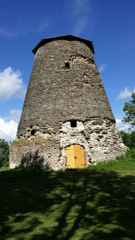 Tower at Lihula castle ruins