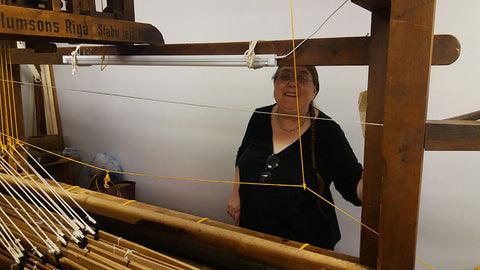 Old loom in the fiber studio