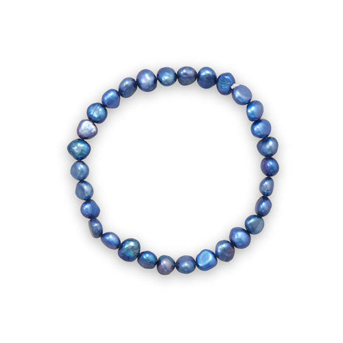 blue pearl bracelet