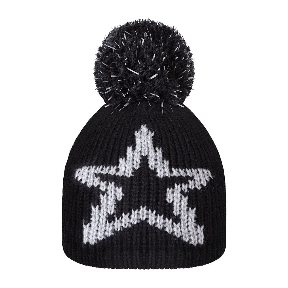 Children’s Reflective Fleece Lined Star Beanie