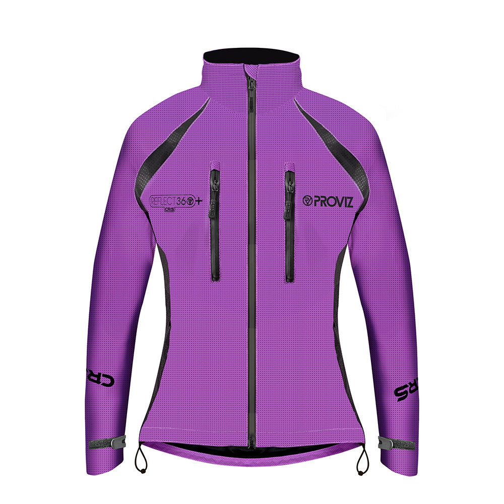 CRS Women’s Fully Reflective & Enhanced Waterproof Cycling Jacket