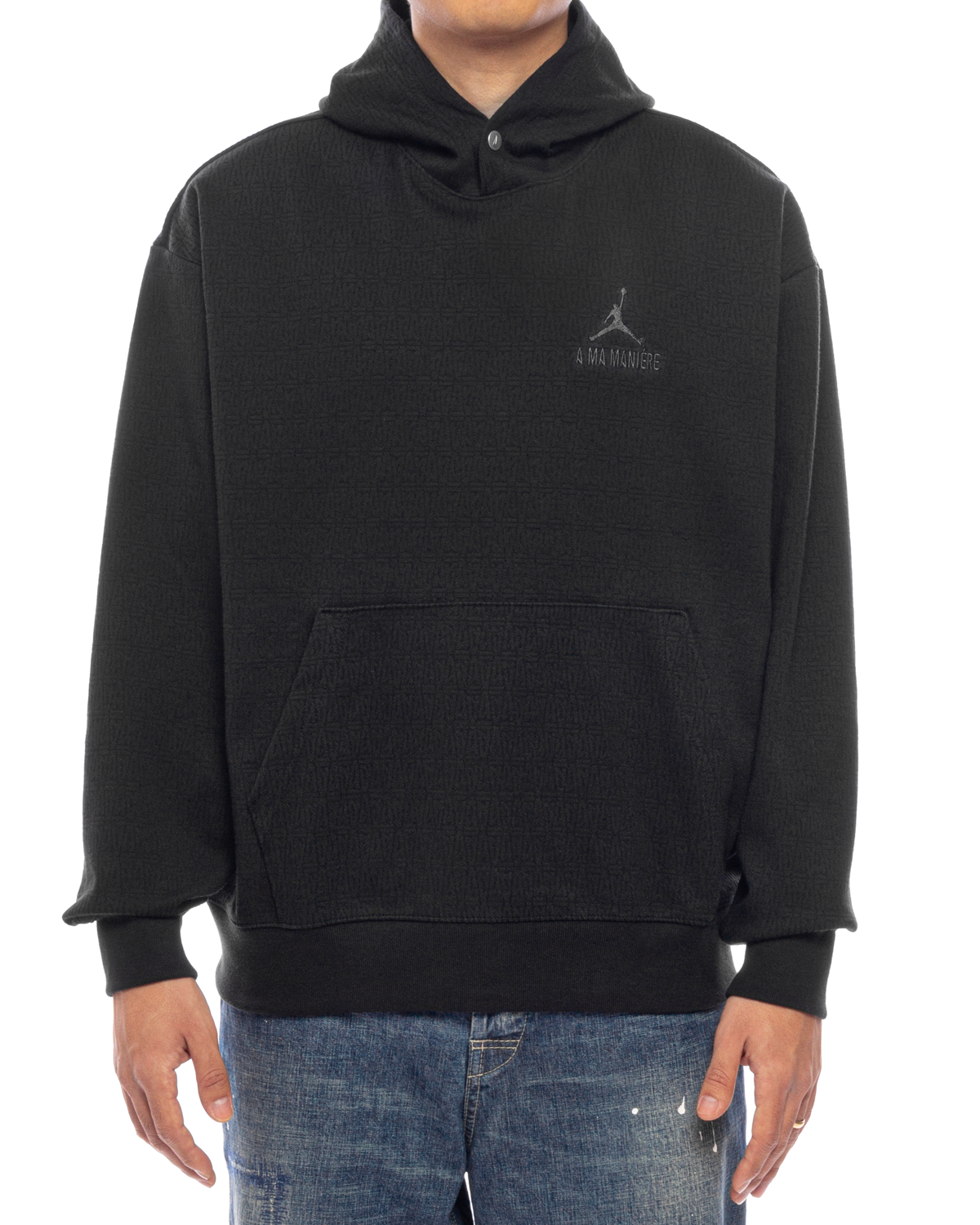 A Ma Maniere x Jordan Jacquard Hoodie Black