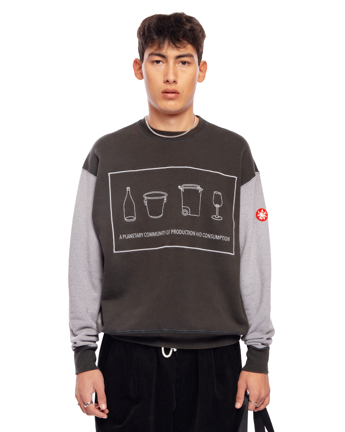 CONTAINER CREW NECK #NAVY - スウェット