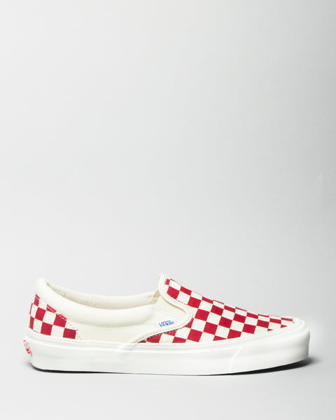 vans slip on lx checkerboard