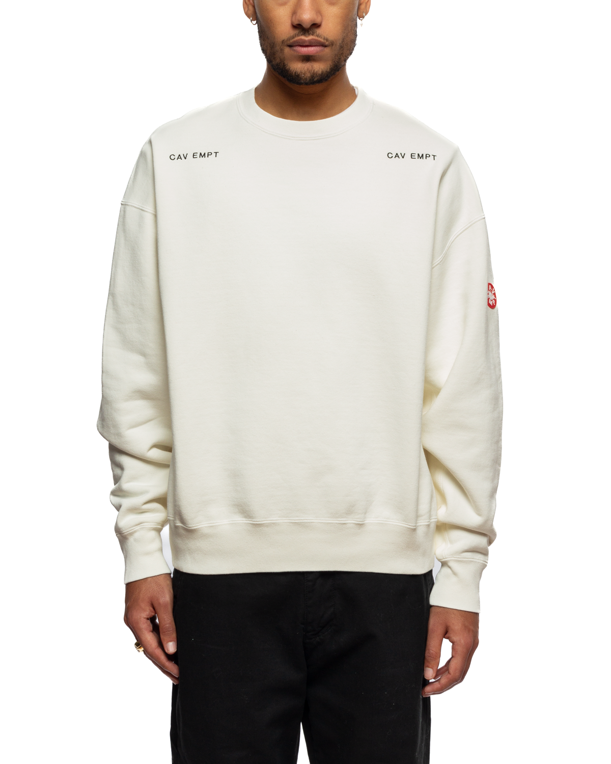 C.E Washed Crew Neck White