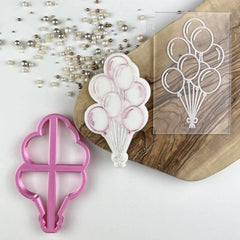 "BIRTHDAY BALLOONS" Lissie Lou Cutter & Embosser