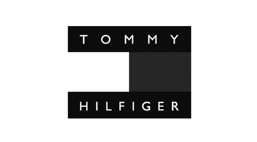 tommy hilfiger logo black and white 
