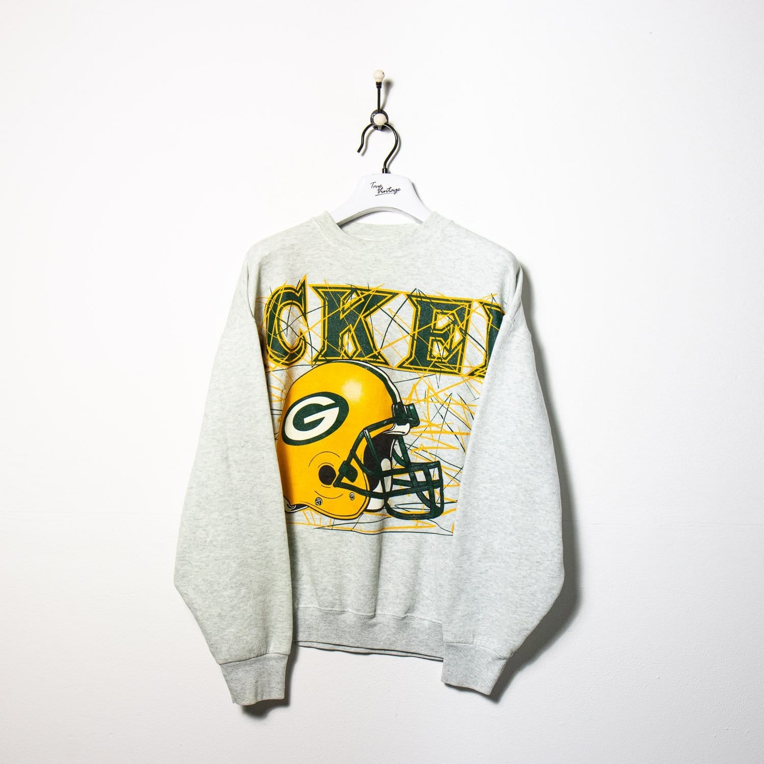 Green Bay Packers Sweater Men Large NFL Football Pullover Vintage 90s  Henley