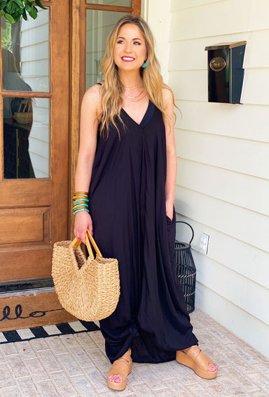 Summer Lover Maxi Dress in Black, black maxi dress