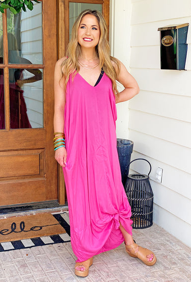 Summer Lover Maxi Dress in Pink, pink maxi dress